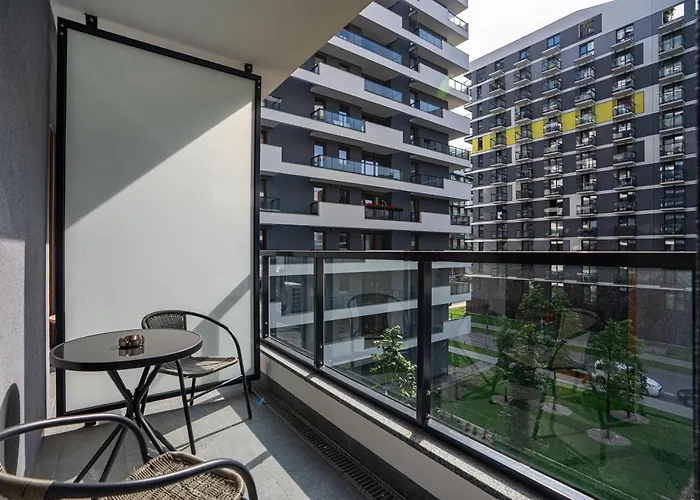 Kasprzaka 29A Business Apartments N1 - Parking, Balcony, Targi Expo - By Rentujemy